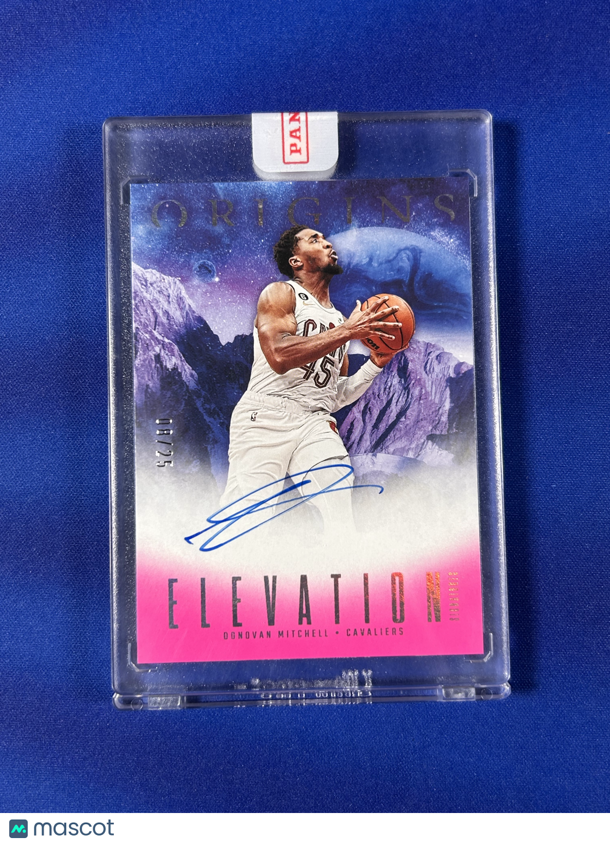 Donovan Mitchell 2023 Panini Origins Elevation Signatures #ES-DON /25