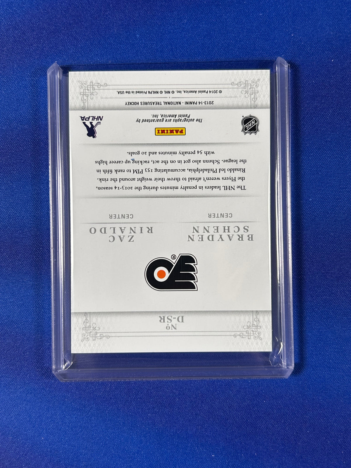 Brayden Schenn Zac Rinaldo 2014 Panini National Treasures Duals #D-SR /100