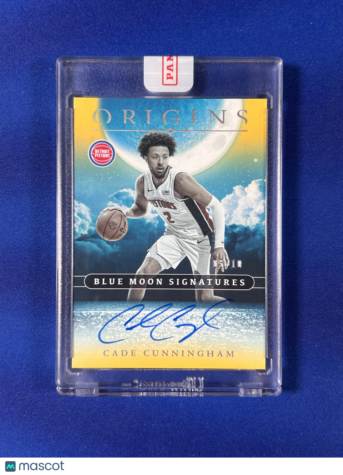 Cade Cunningham 2024 Panini Origins Blue Moon Signatures #BMS-CUN
