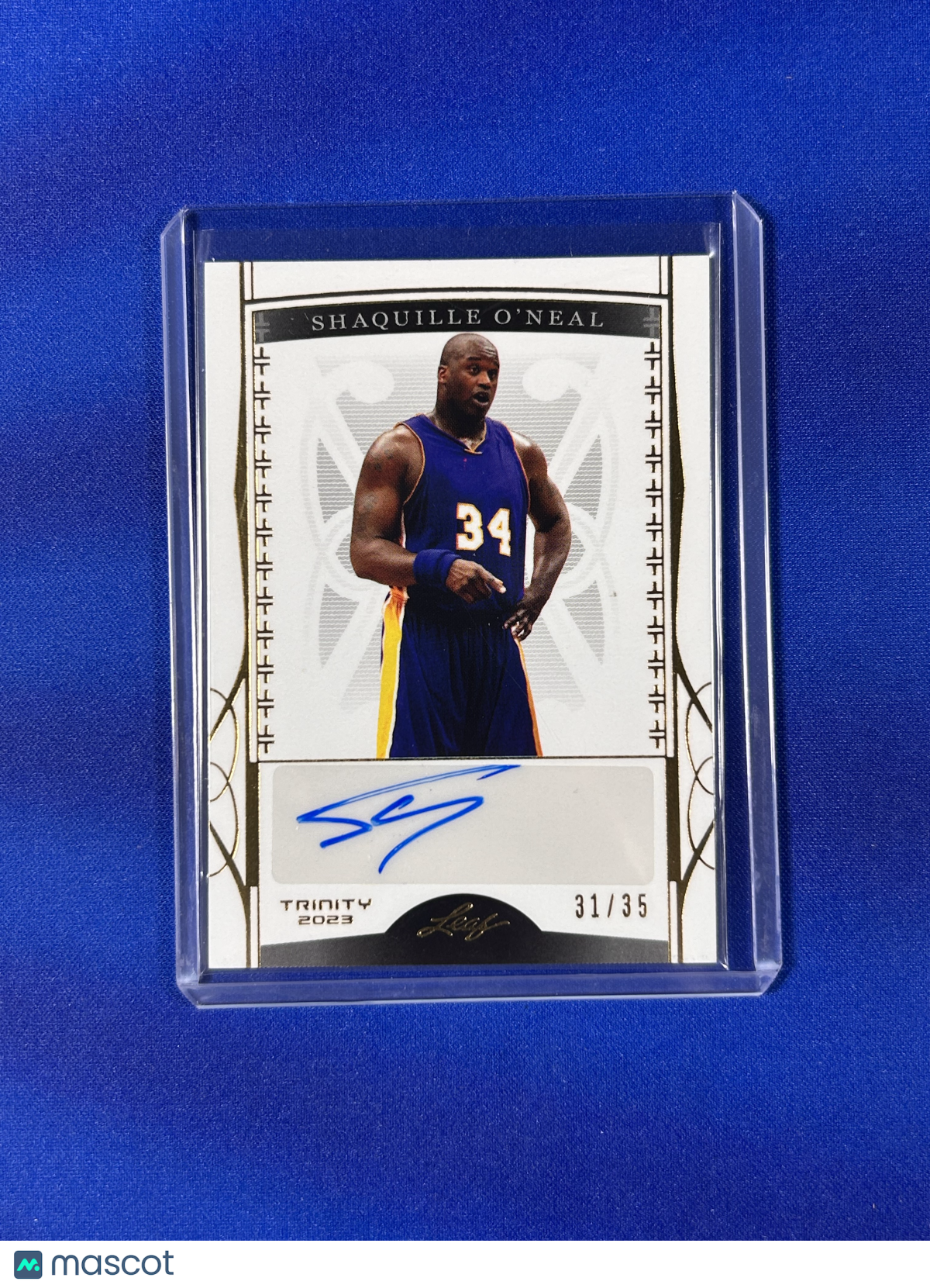 Shaquille O'Neal 2023 Leaf Trinity #BA-SO1 /35