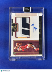 Bilal Coulibaly 2024 Panini One Precision Rookie Jersey Autographs #PRJ-BCB RC Patch