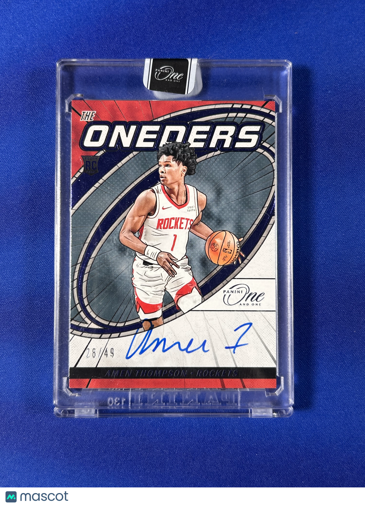 Amen Thompson 2024 Panini One and One The Oneders #TOS-AMT /49 RC