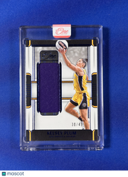 Kelsey Plum 2025 Panini One and One #MB-KP /49 Memorabilia