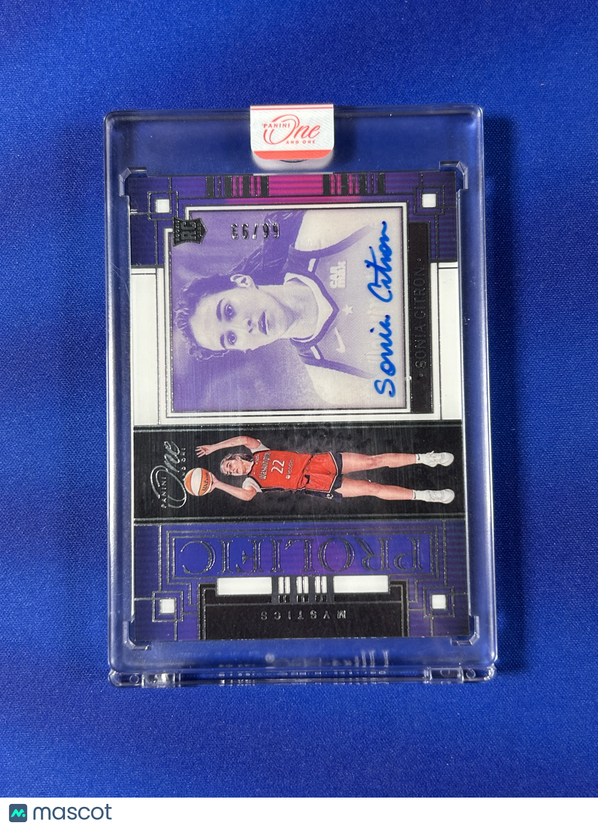 Sonia Citron 2025 Panini One and One Prolific Signatures #PS-SC /99 RC