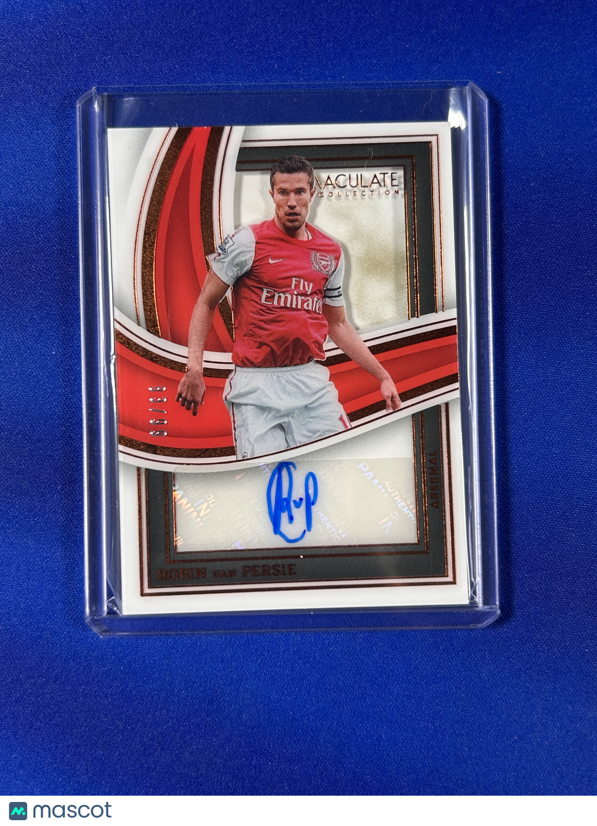 Robin van Persie 2024 Panini Immaculate Collection #SS-RVP Authentic Autograph