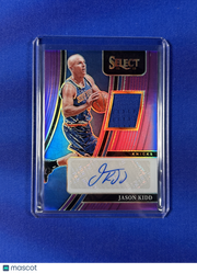 Jason Kidd 2022 Panini Select Prizm #AM-JKD /40 Autograph Memorabilia