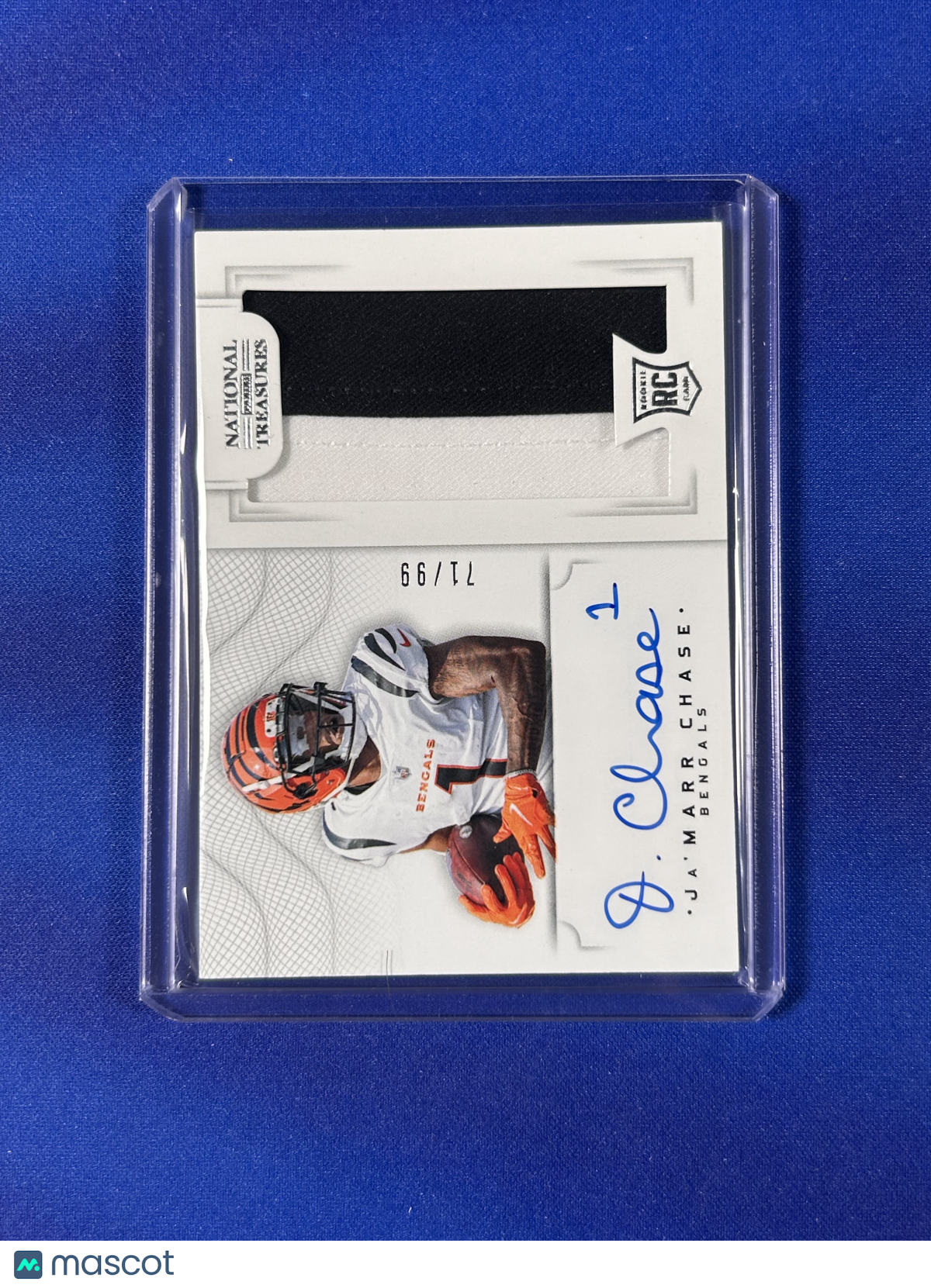 Ja'Marr Chase 2021 Panini National Treasures #CRS-CJ /10 Patch RC