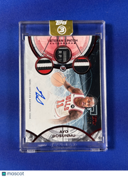 Ayo Dosunmu 2026 Topps 3 Basketball #V3A-AD Veteran 3 Patch Autographs Triple Patch