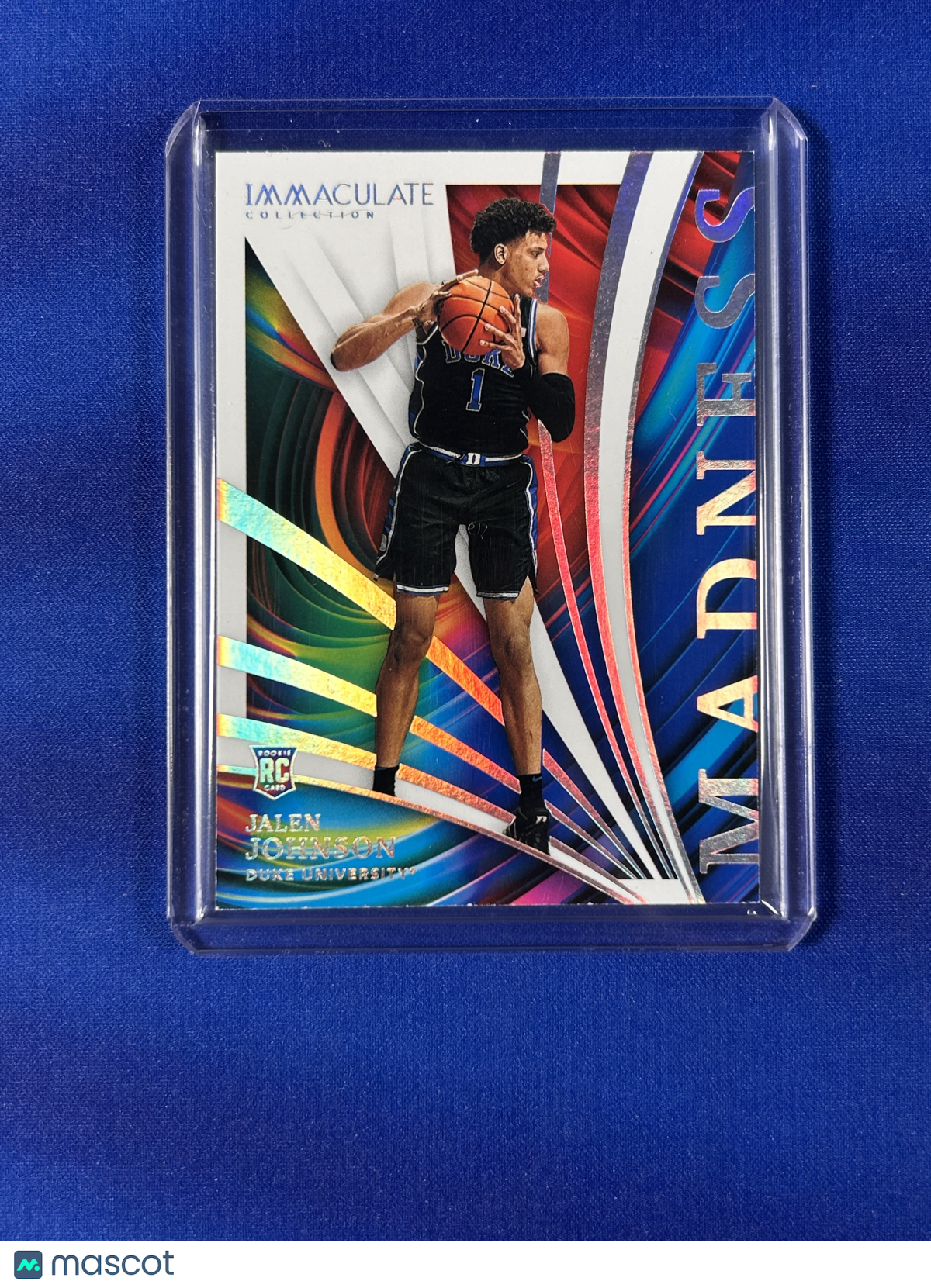 Jalen Johnson 2021 Panini Immaculate Collection Collegiate Madness #10 RC