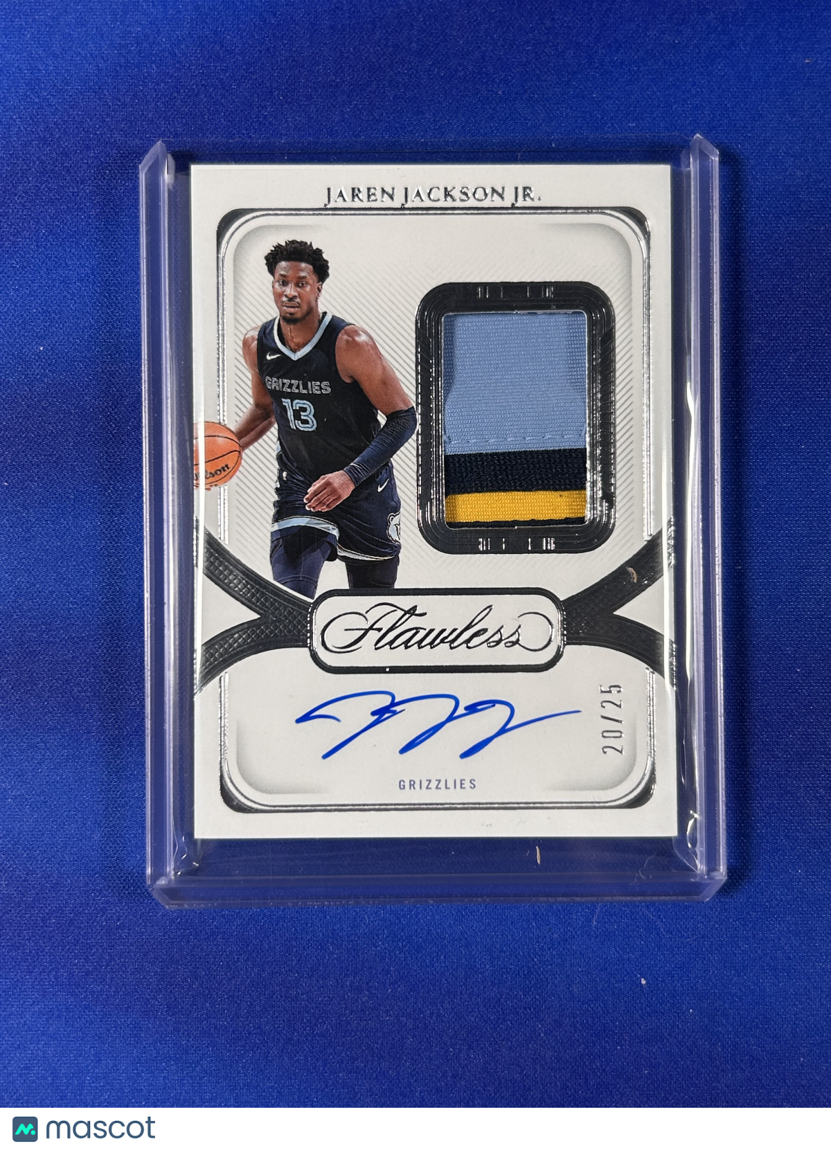 Jaren Jackson Jr. 2024 Panini Flawless #SPA-JJJ /25 Patch Memorabilia