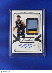 Jaren Jackson Jr. 2024 Panini Flawless #SPA-JJJ /25 Patch Memorabilia