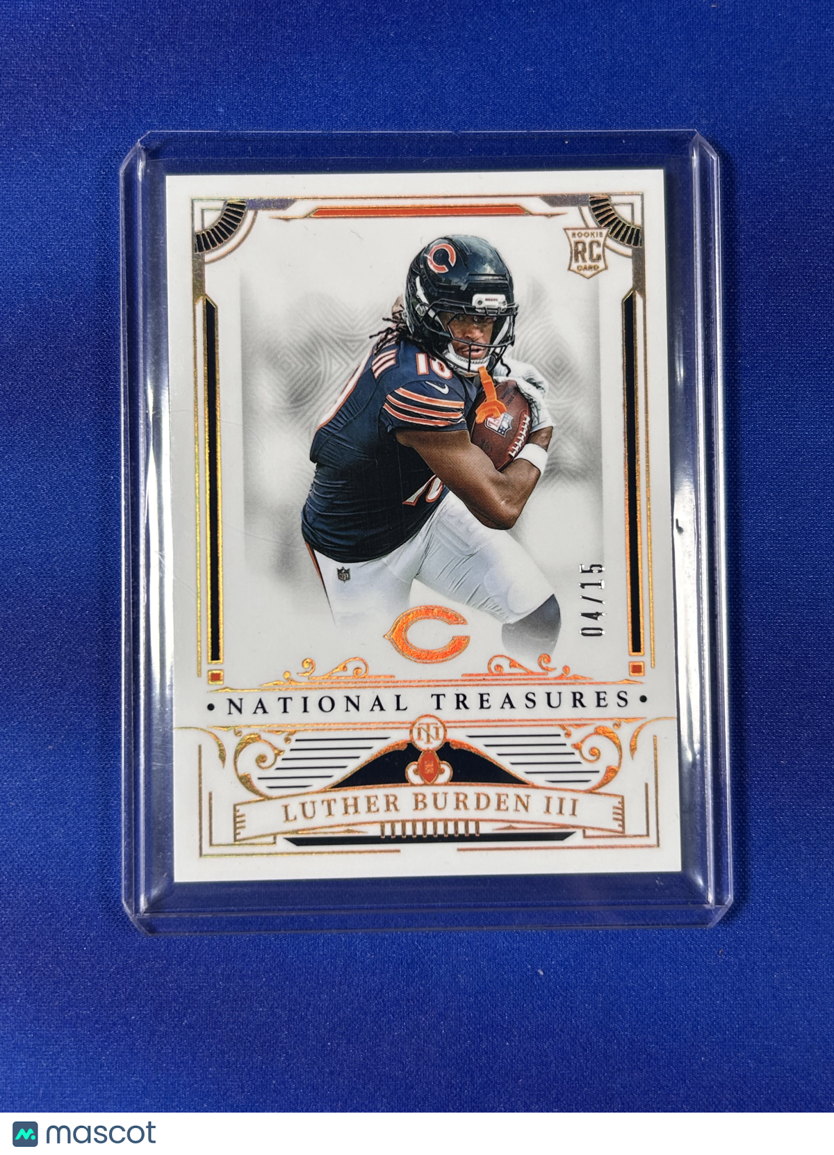 Luther Burden III 2026 Panini National Treasures #16 /15 RC