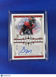 Benjamin Morrison 2026 Panini National Treasures Signatures #SIG-BMN /49 RC