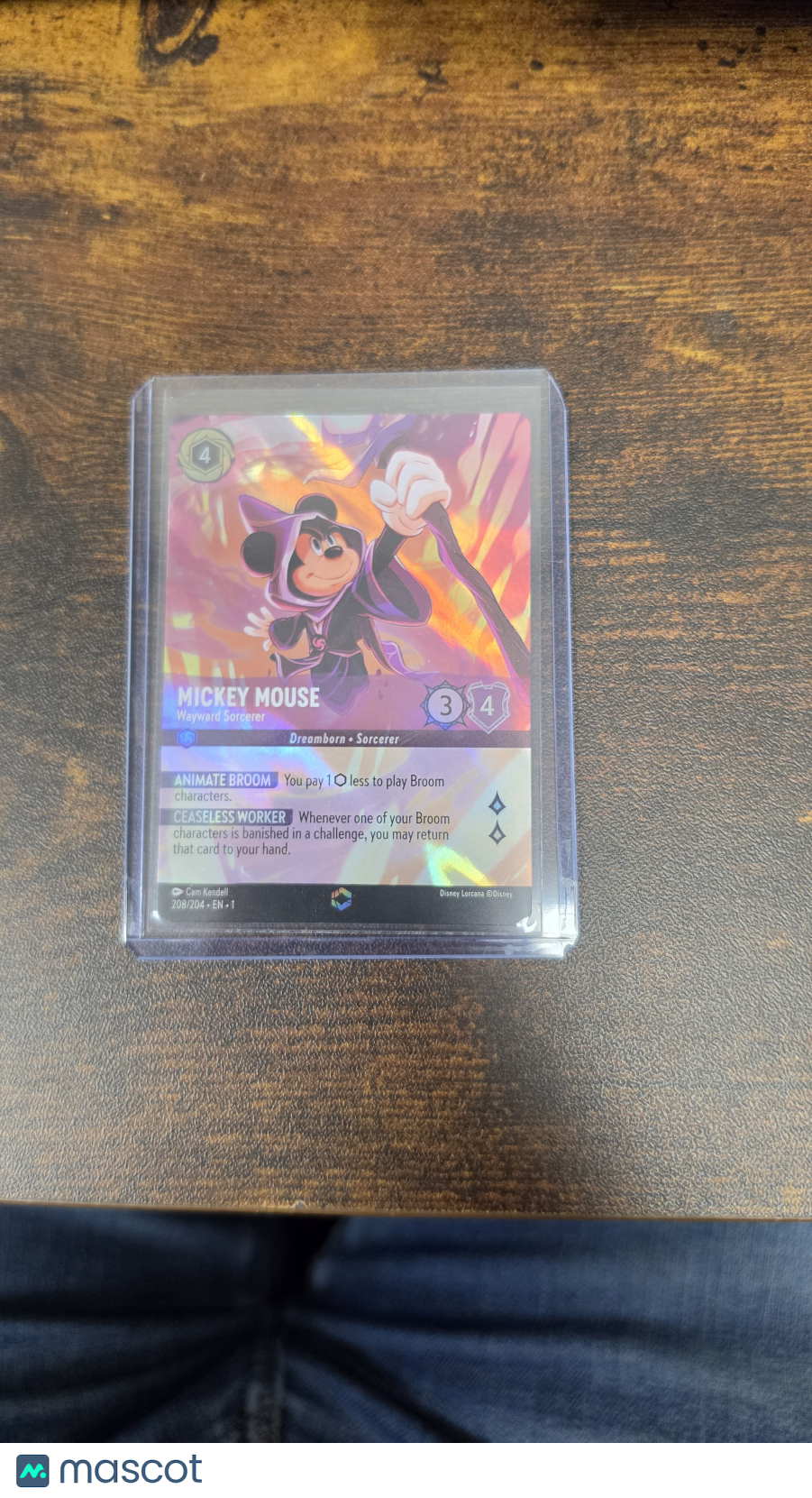 2023 Disney Lorcana The First Chapter Mickey Mouse Foil Wayward Sorcerer