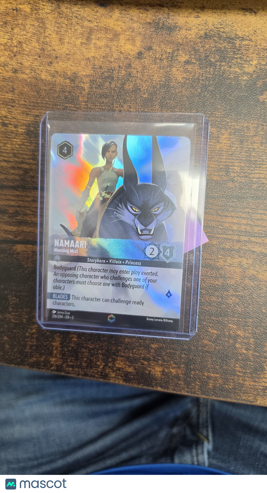2023 Disney Lorcana The First Chapter Namaari Foil Morning Mist Cold Foil
