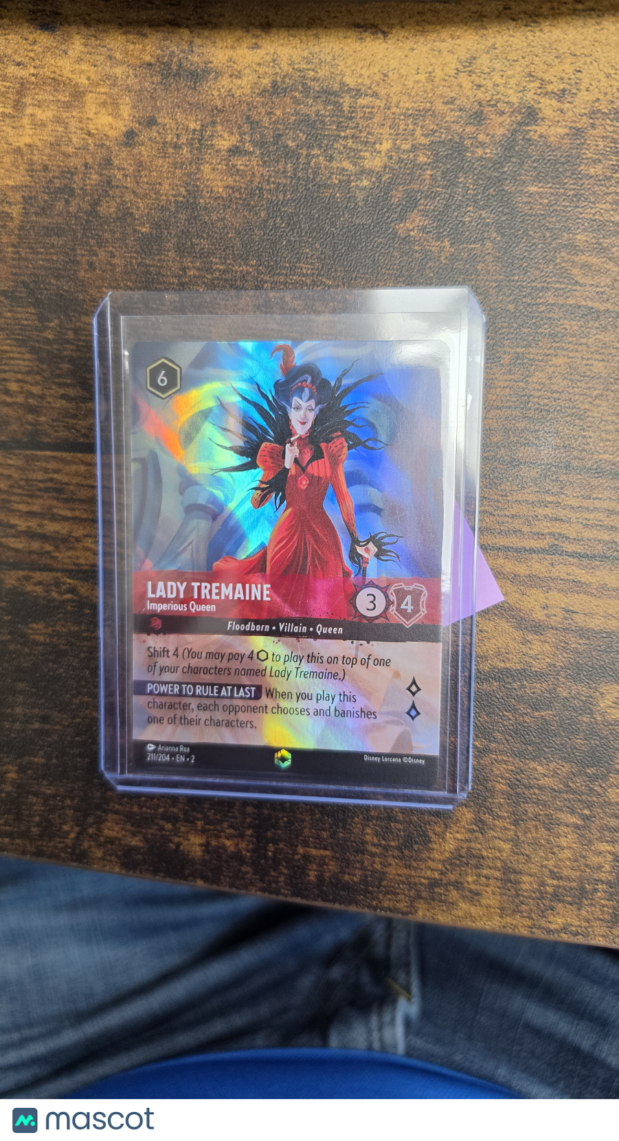 2023 Disney Lorcana Rise of the Floodborn Lady Tremaine Foil Full Art Enchanted