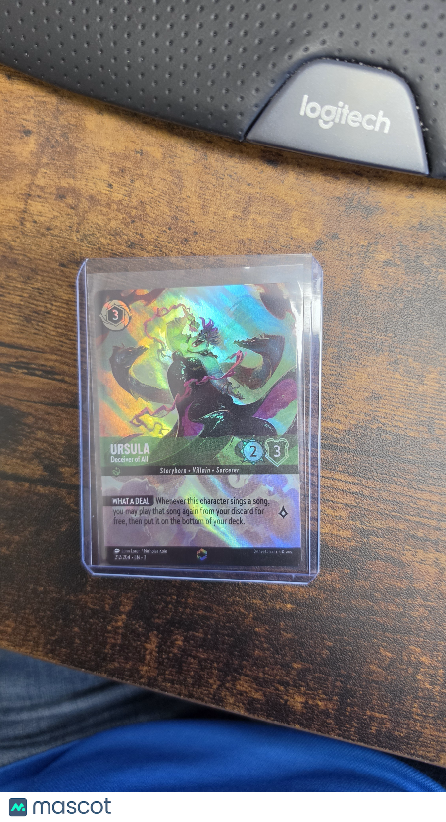 2024 Disney Lorcana Into the Inklands Ursula Foil Deceiver of All Enchanted