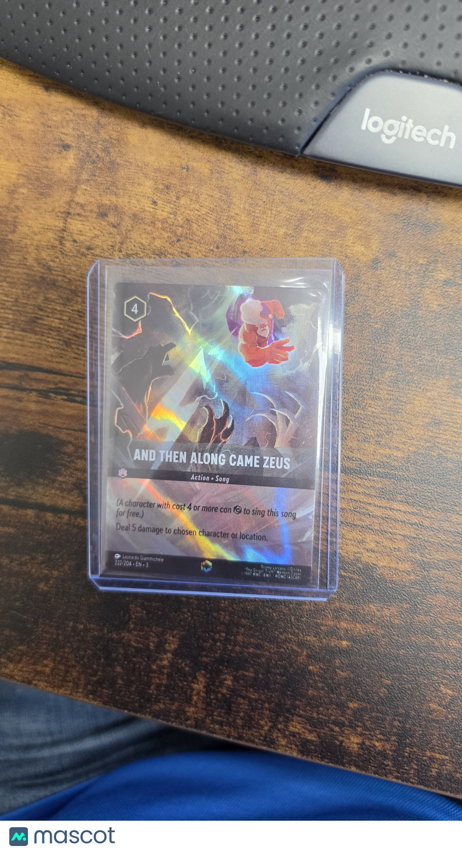 2024 Disney Lorcana Into the Inklands Zeus Foil Song Action