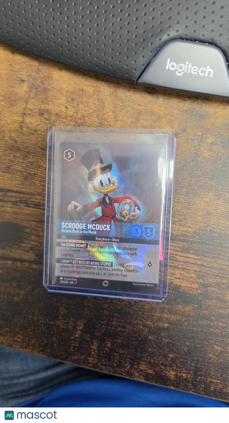 2024 Disney Lorcana Into the Inklands Scrooge McDuck Foil Cold Foil