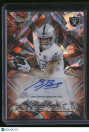 Brock Bowers 2025 Topps Chrome Sapphire Selections #SSA-BB