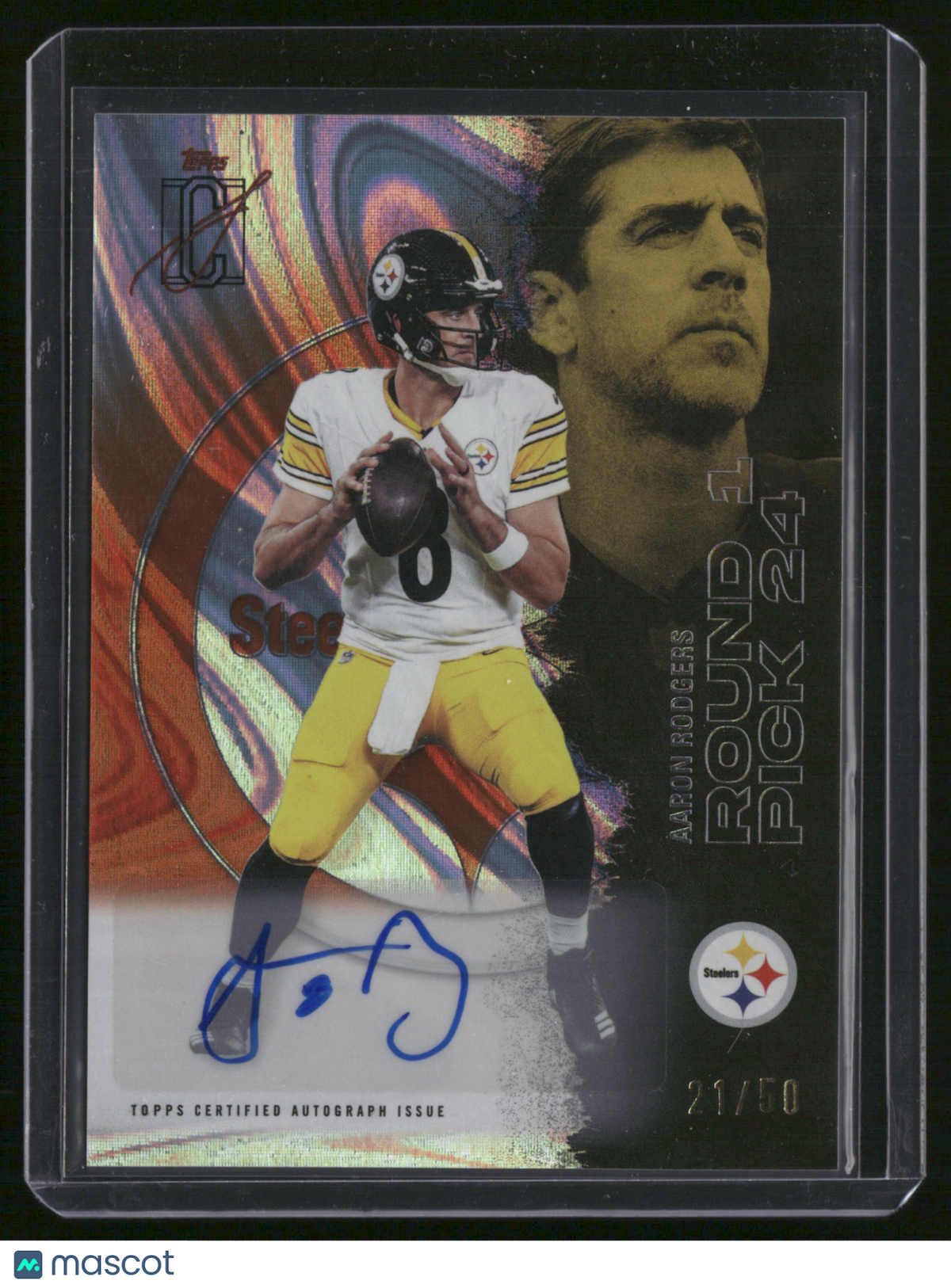 Aaron Rodgers 2025 Topps Signature Class #44 /50