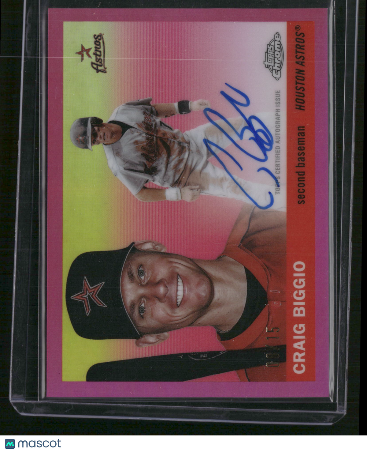 Craig Biggio 2025 Topps Chrome Platinum Baseball #CPA-CB Pink /15