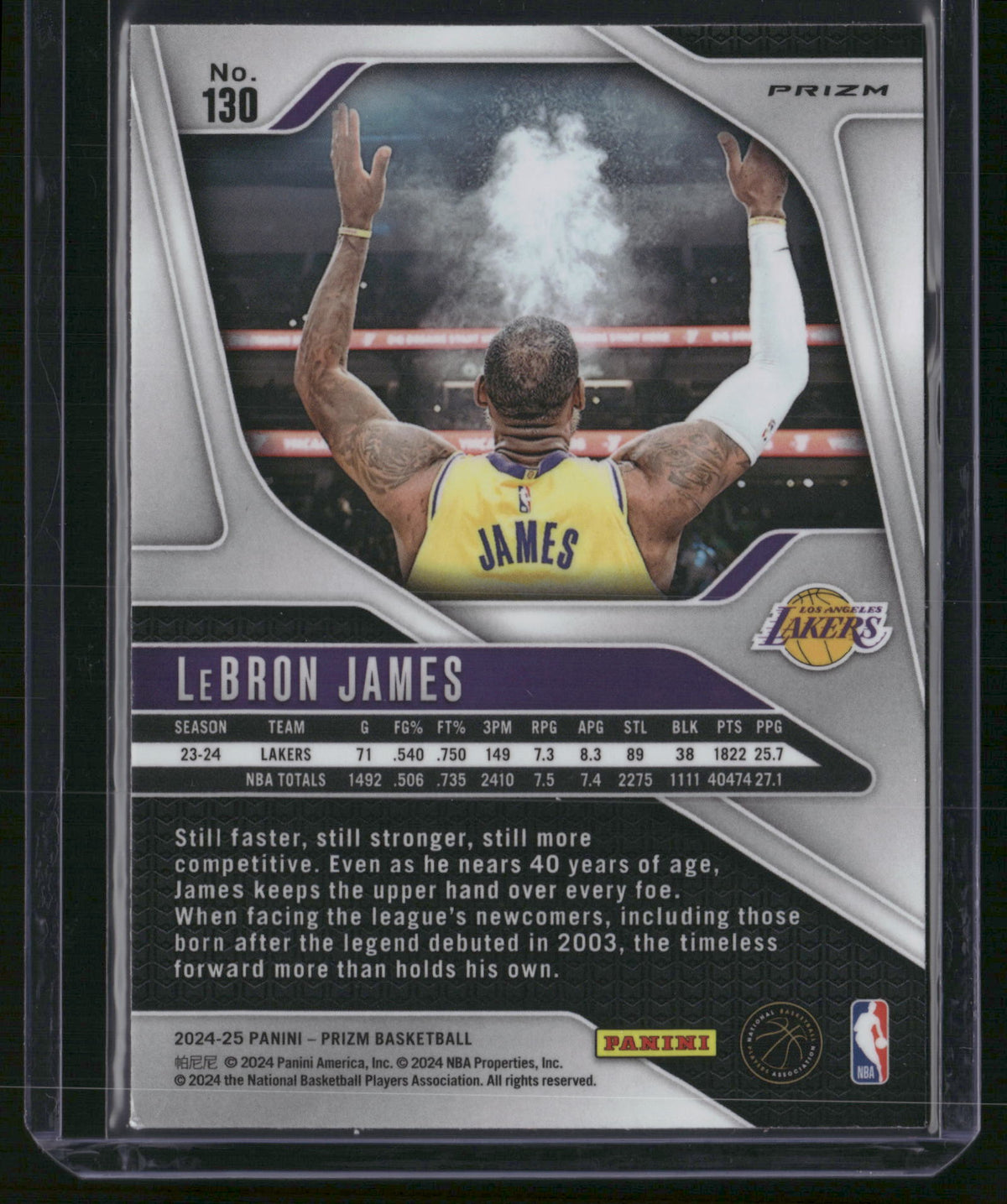 LeBron James 2024 Panini Prizm #130 Red