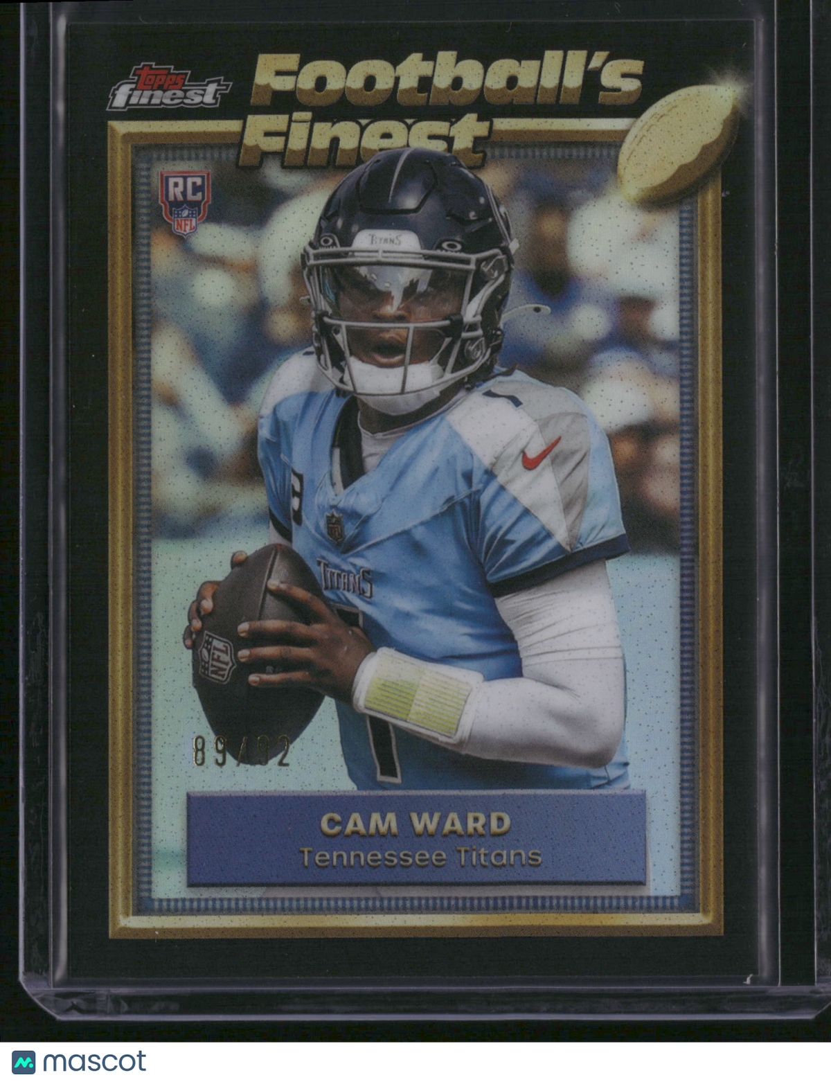 Cam Ward 2025 Topps Football's Finest #92-41 RC