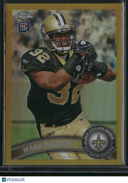 Mark Ingram 2011 Topps Chrome #50 Gold Refractor RC