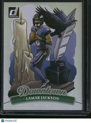 Lamar Jackson 2025 Panini Donruss Football Downtown #1
