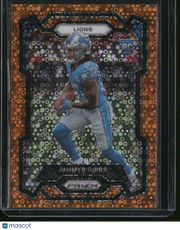 Jahmyr Gibbs 2023 Panini Prizm #331 Orange Disco RC