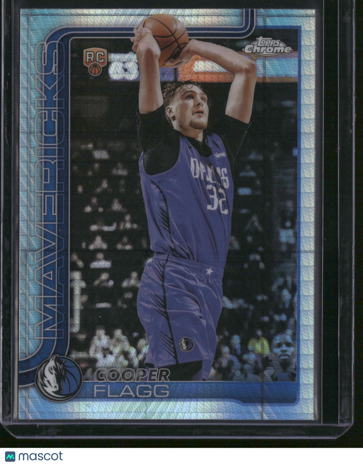 Cooper Flagg 2025 Topps Chrome #251 Prizm Refractor RC