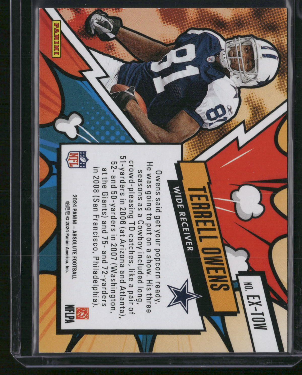 Terrell Owens 2024 Panini Absolute Football Explosive #EX-TOW