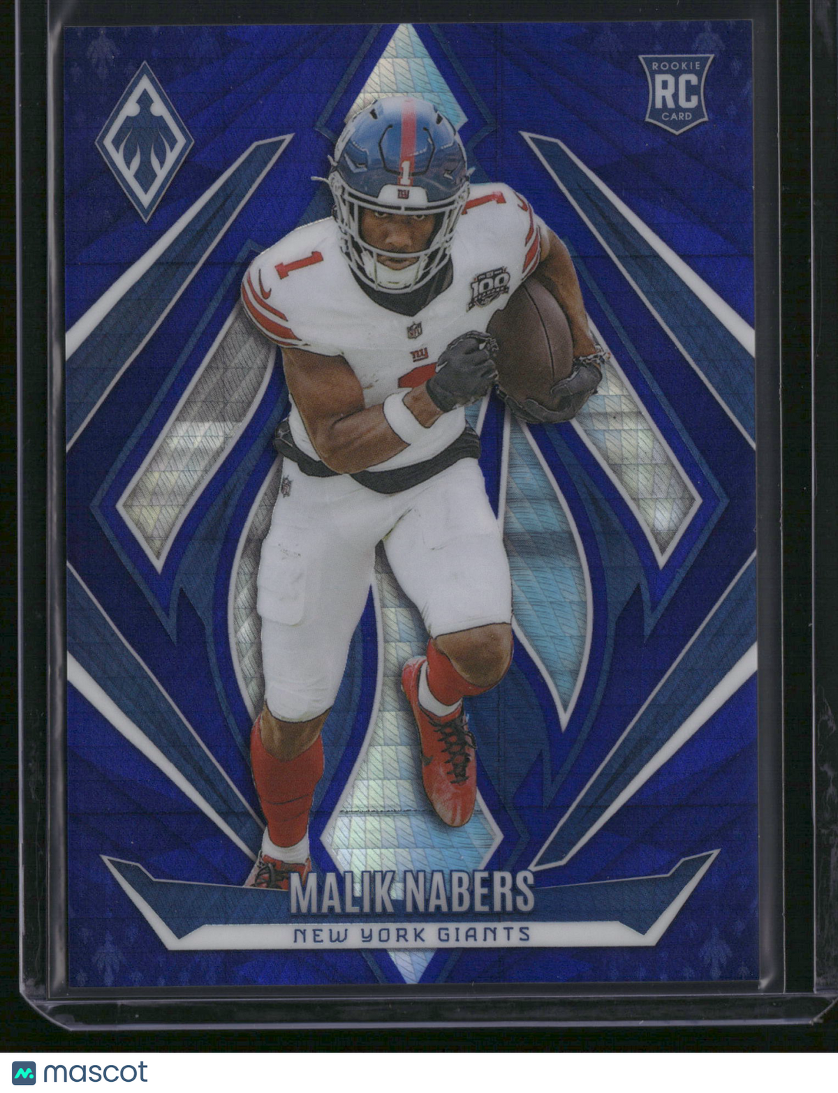 Malik Nabers 2025 Panini Phoenix Football #221 Blue /70