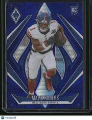 Malik Nabers 2025 Panini Phoenix Football #221 Blue /70