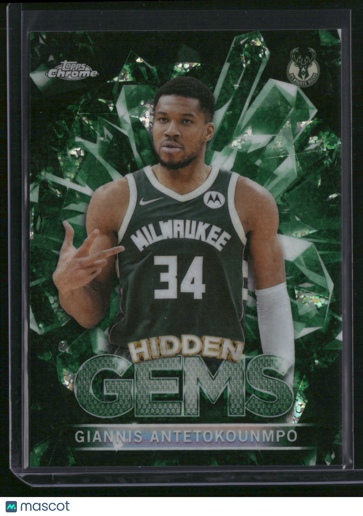 Giannis Antetokounmpo 2025 Topps Chrome Hidden Gems #HG-17