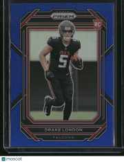 Drake London 2023 Panini Prizm #308 Blue RC