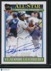 Vladimir Guerrero 2026 Topps Baseball 1991 Topps Baseball All-Stars Autograph Card #91AS-VG