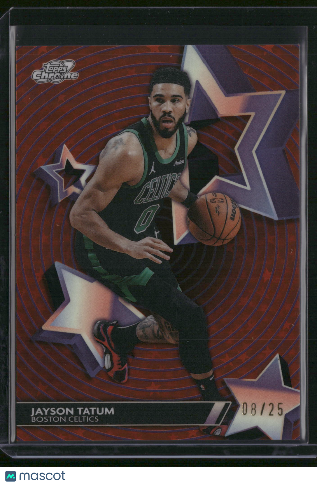 Jayson Tatum 2026 Topps Chrome #SF-10 Red /25