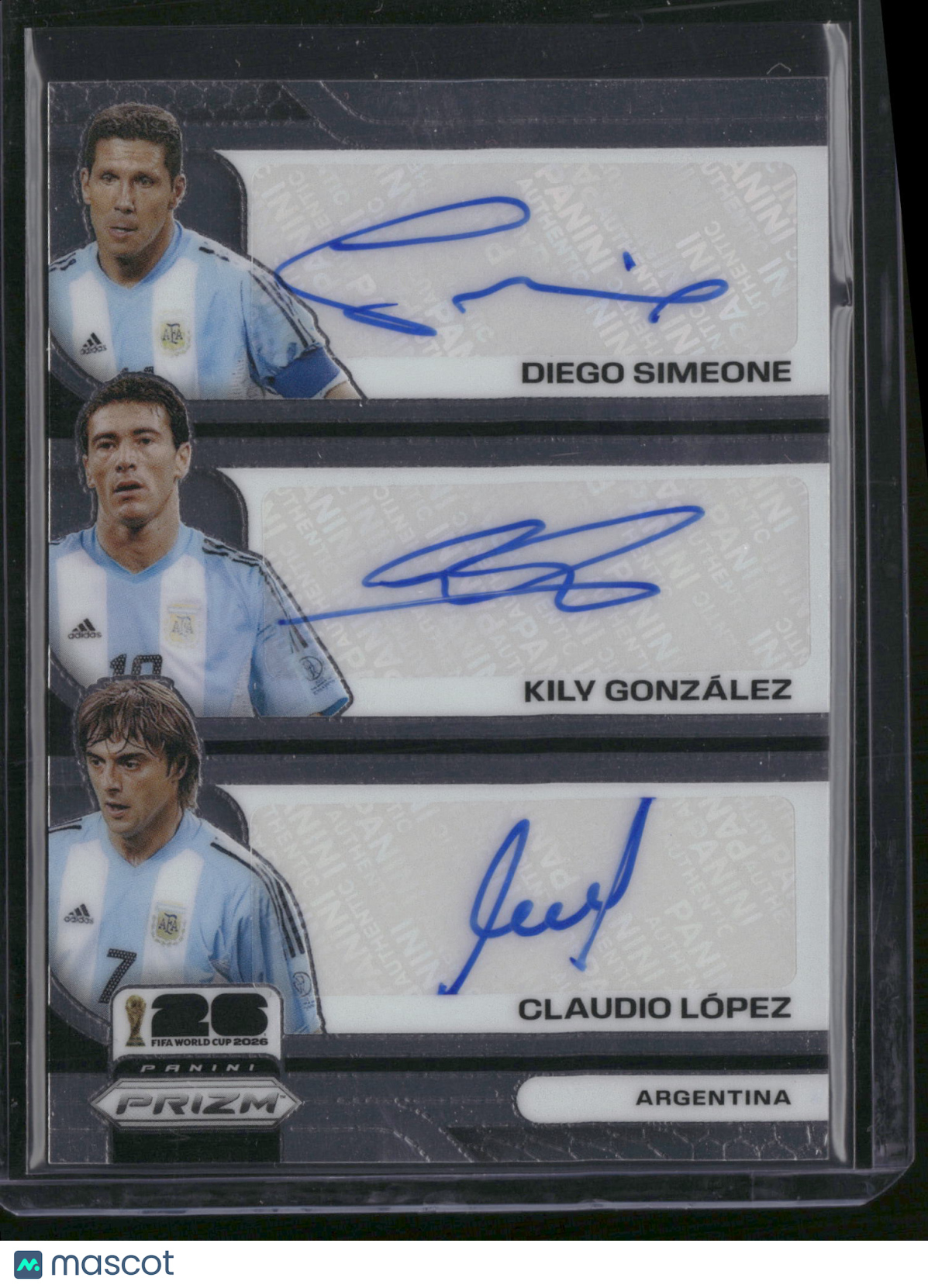 Kily González Claudio López Diego Simeone 2026 Panini Prizm FIFA World Cup 2026 Soccer #TS-DKC