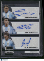 Kily González Claudio López Diego Simeone 2026 Panini Prizm FIFA World Cup 2026 Soccer #TS-DKC