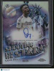 Vini Jr. 2026 Topps Chrome Shooting for the Stars #CSA-VJ /25