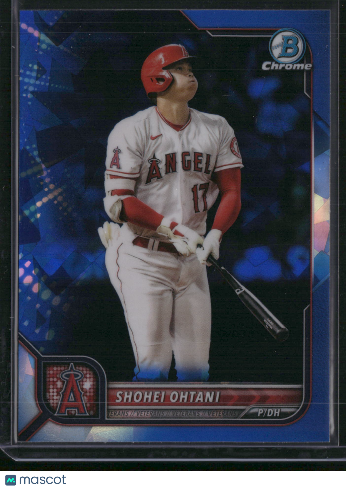 Shohei Ohtani 2022 Bowman Chrome #71 Blue Sapphire Refractor