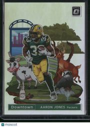 Aaron Jones 2020 Panini Donruss Optic Prizm Downtown #DT-21