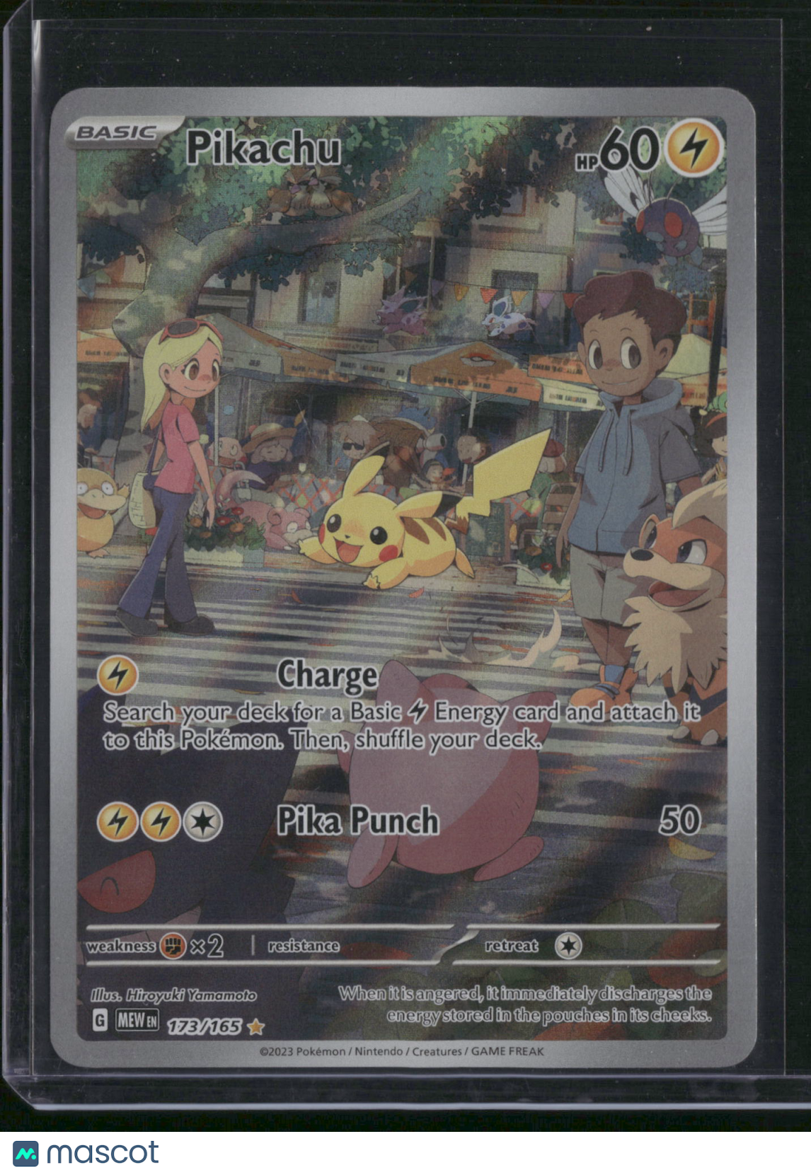 2023 Scarlet & Violet 151 Pikachu Holo Secret Rare #173/165