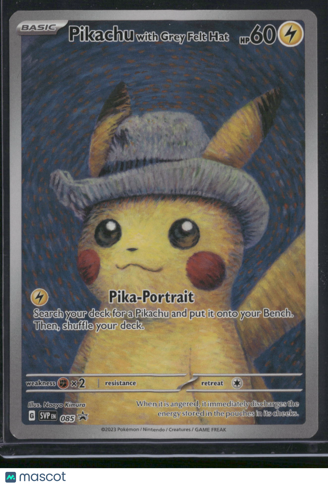 Scarlet & Violet Pikachu With Grey Felt Hat Holo Black Star Promo FA #SVP EN 085