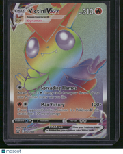 2021 Battle Styles Victini VMAX Rainbow Secret Rare HR #165/163