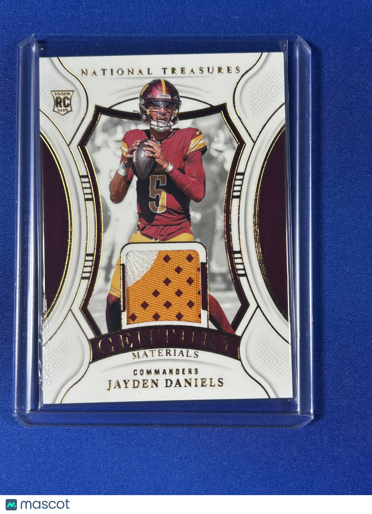 Jayden Daniels 2025 Panini National Treasures #CM-JDS RC Memorabilia