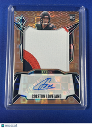 Colston Loveland 2025 Panini Phoenix #RPS-CLD /199 Patch RC Memorabilia