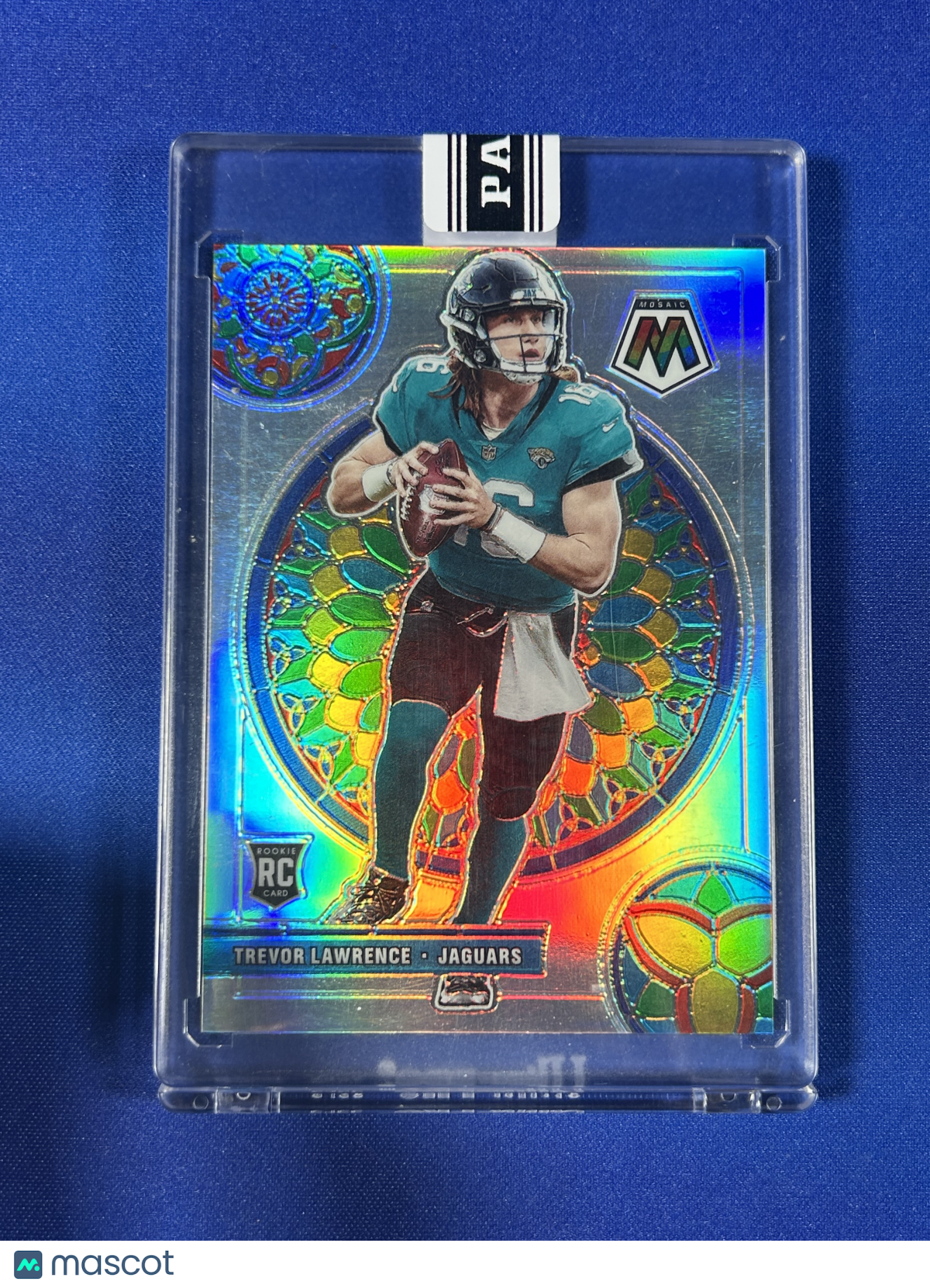 Trevor Lawrence 2021 Panini Mosaic #GM-21 Stained Glass RC